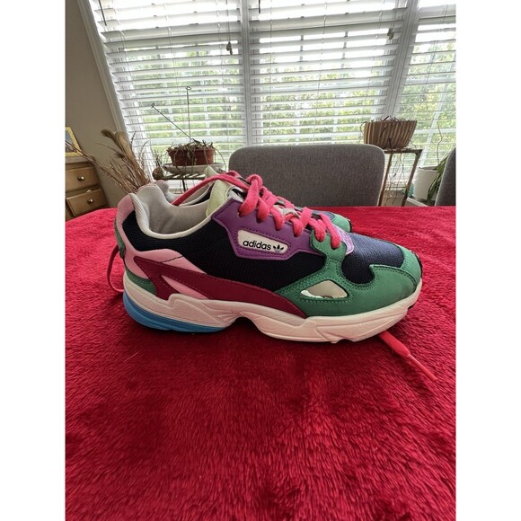 Adidas Originals Falcon Collegiate Navy Multi-Color Women's 8 - Picture 1 of 12